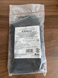 1000/pk Avery Dennison 4" Miniature Cable Ties~ Black Heat Stabilized ~ #08404-0 - Picture 1 of 3