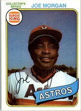 1980 Burger King Pitch/Hit/Run #30 Joe Morgan                 