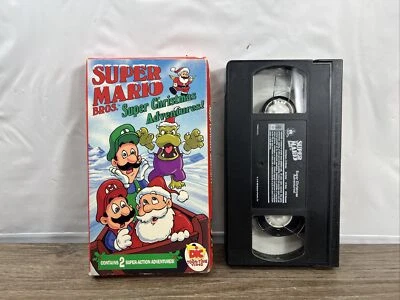 Super Mario Bros Super Christmas Adventure VHS DIC Toon Time Cartoon 1991 Video - Image 1 of 4