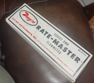 1 each NEW Dwyer Rate-Master # RMB-54-SSV Flowmeter SHIPS QUICK n FREE - Picture 1 of 7
