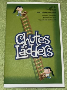 2013 Hasbro Chutes & Ladders Instruction Manual - Picture 1 of 4