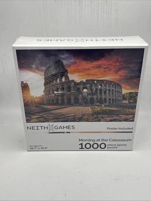 Rompecabezas 1000 Piezas para Adultos -Roma Italia Mañana en el Coliseo Nuevo Foto 1 de 4