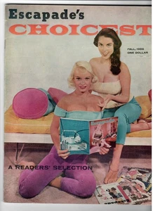 ESCAPADE CHOICEST Magazine Fall 1956 Maria Stinger, Marla English, Candy Barr ++ - Picture 1 of 3