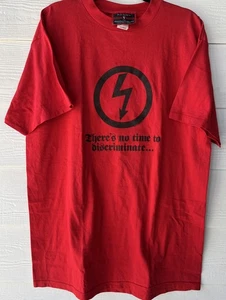 Camisa De Colección Años 90 Marilyn Manson No Time To Discriminate Winterland Prod XL Licenciada - Imagen 1 de 6