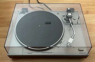 Винтажный проигрыватель с прямым приводом Sanyo модель TP-1012A обслуживаемый AT3600L - Изображение 1 из 4