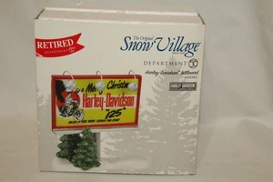 DEPARTMENT 56 RETIRED SNOW VILLAGE HARLEY-DAVIDSON BILLBOARD 2011 4022864 - Bild 1 von 8
