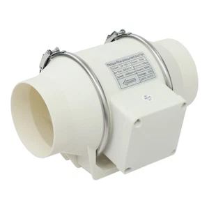 Rohrventilator Rohrlüfter Ventilator Duct Fan Lüfter Gebläse mit Kugellager DE - Bild 1 von 14