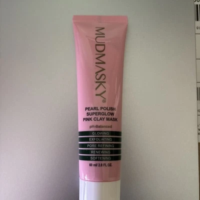Mudmasky Pearl Polish Superglow Pink Clay Mask - 2 Fl Oz - Image 1 of 2