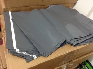 GREY MAILING POSTAL POSTAGE BAGS - 10" x 14" POST PACKING SELF SEAL BAGS STRONG - Picture 1 of 2