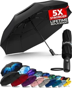 Strongest Windproof Travel Umbrella (Compact, Superior & Beautiful), Small St... - Picture 1 of 8