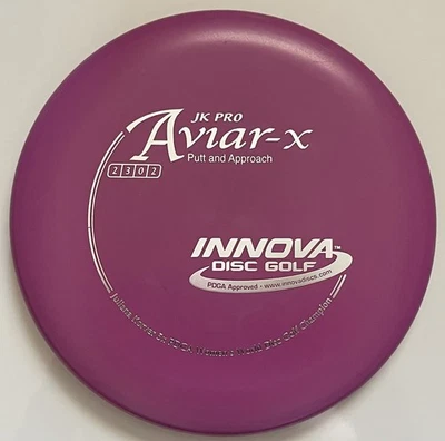 INNOVA JK PRO AVIAR-X  173.15 GRAMS COOL LIGHT PURPLE w/CHROME FOIL HOTSTAMP - Image 1 of 2
