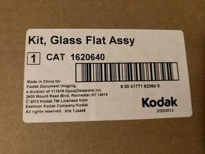 Kodak Glass Flat Kit Assy 1620640    2 Pc For Scanner - Image 1 of 2