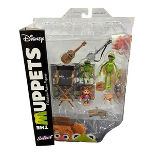 Nuove action figure The Muppets Kermit, Bean & Robin Diamond Select Disney 2016 - Foto 1 di 6