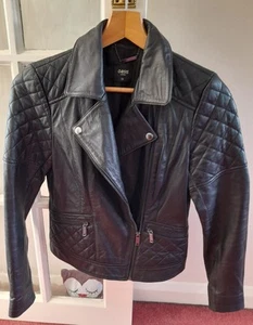 Oasis Real Leather Jacket Size XS - Picture 1 of 2