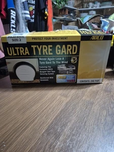 ADCO Ultra Tyre Gard Tire Guard Cover Polar White One Pair Size 4  NIP - Bild 1 von 8