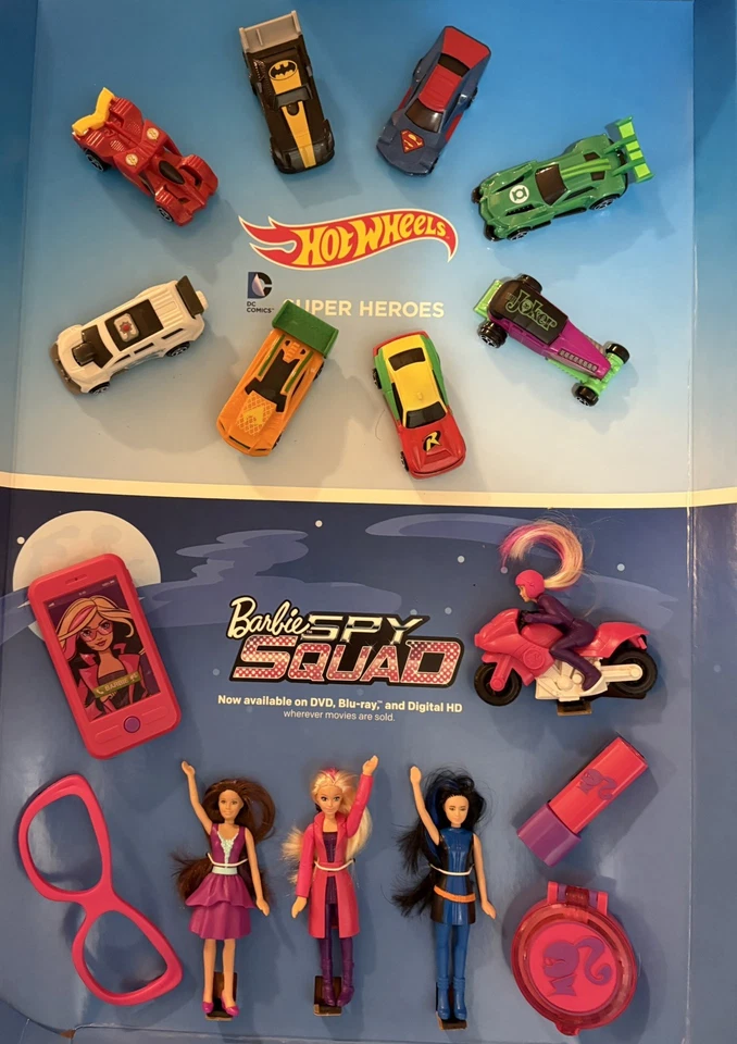 Barbie Spy & Hot Wheels 2016 McDonalds 2 juegos completos Foto 1 de 1