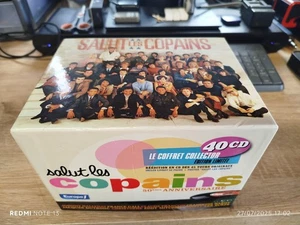Collector's Box 40cd Limited Edition Salut Les Copains Reissue En Cd Des 45t - Picture 1 of 3