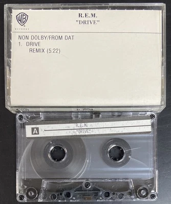 R.E.M. Drive 1992 In-House Test Pressing Acetate Cassette Audio Tape REM - Image 1 of 2