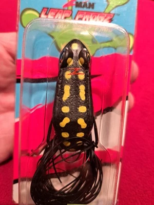 Zman Leap Frogs Popping Frog 2.25" Cuerpo Hueco Rana Señuelo Plantilla Nuevo Foto 1 de 4