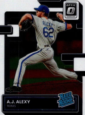 2022 Donruss Optic A.J. Alexy Rookie Texas Rangers #61 - Image 1 of 2
