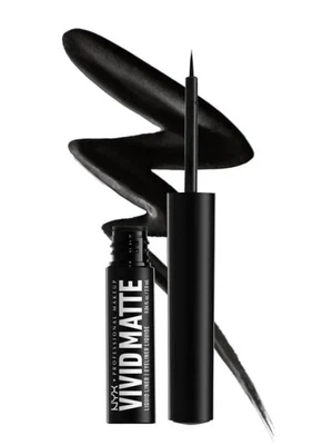 NYX Matte Liquid Eyeliner 0.06oz - Black - Image 1 of 3