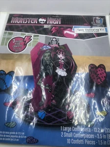 MONSTER HIGH 2014  Birthday PARTY TABLE DECORATION KIT NEW SEALED - Picture 1 of 17