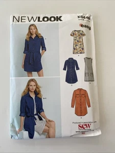New Look K6449 Misses Shirt Dress & Tunic with Belt Womans Uncut Pattern - Picture 1 of 6