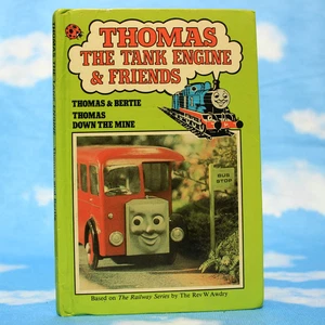 THOMAS AND BERTIE / DOWN THE MINE - Ladybird Hardcover Buch 1985 Tank Engine UK - Bild 1 von 3