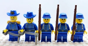 American Civil War Blue Union Infantry made with real LEGO® Minifigure - Picture 1 of 9