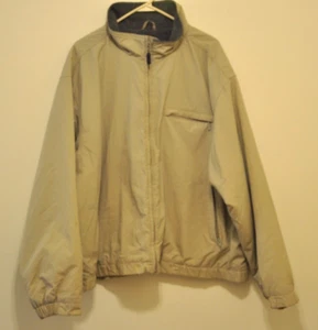 Vintage Eddie Bauer Outdoor Ausstatter Bomberjacke hellbraun mit durchgehendem Reißverschluss gefüttert Herren Gr.XXL - Bild 1 von 14