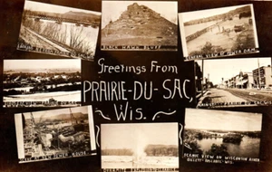 Prairie Du Sac Wisconsin Echtfoto Postkarte - Bild 1 von 3