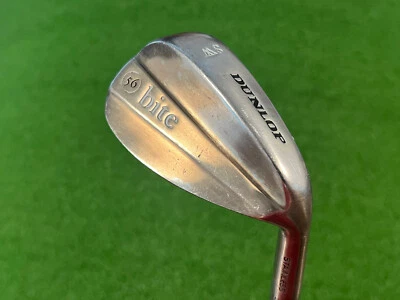 Dunlop Golf BITE Hoyuelo Cara 56* CUÑA DE ARENA Diestro Acero Cuña Flex Usado Foto 1 de 4