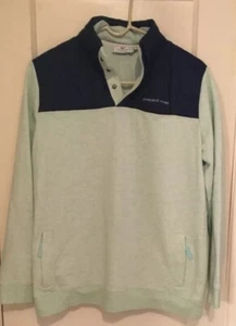 Camisa Oveja Vineyard Vines Mujer Mediana Lt Verde Y Marina Excelente Con Capucha - Imagen 1 de 6