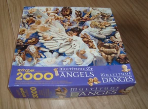 Multitude of Angels SPRINGBOK 2000 Piece Jigsaw Puzzle 34x42" Complete - Picture 1 of 6