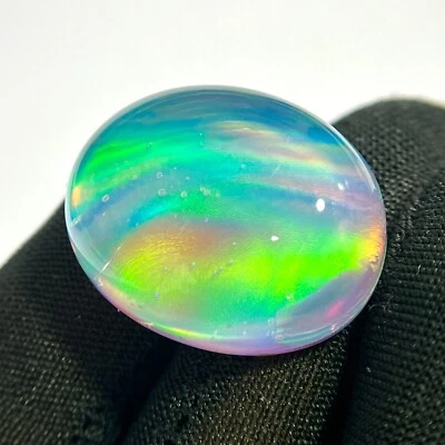 39.30 Cts Aurora Opal Doublet Aurora Fire Opal Cabochon Oval Gemstone 25x20 mm - Image 1 of 4