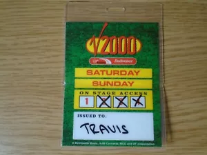 More details for travis v2000 genuine artist backstage pass