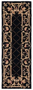 Safavieh Chelsea BLACK 3' X 10' Runner - HK333B-310 - Picture 1 of 3