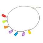 Lovely Colorful Gummy Bear Necklace Cute Clothes Decor Charms for Girl