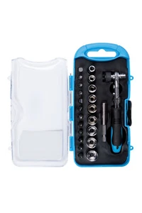 Blue Spot Tools 23 Piece Offset Ratchet 1/4''D Socket & Bit Set 5-13mm - Picture 1 of 4