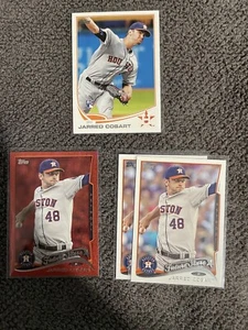 Jarred Cosart Topps 4 Karten Lot. Houston Astros  - Bild 1 von 2
