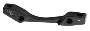 Avid Adapter IS 160 front 140 rear schwarz incl. Schrauben - Bild 1 von 1