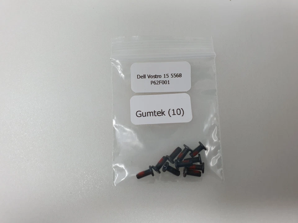 GUMTEK Laptop Screws For Dell Vostro 15 5568 P62F001 Base Cover Bottom Case underside