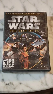 Star Wars The Best of PC Games Computer 2006 Pre-Own Very Good Condition 3 DVDs - Image 1 of 4