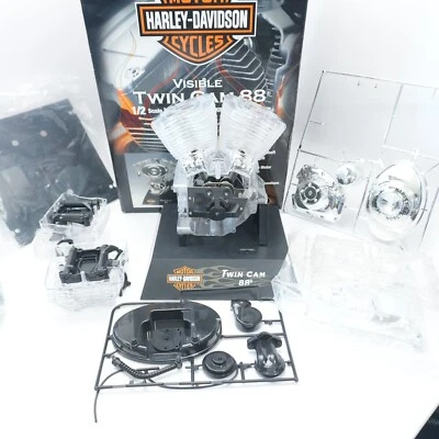 1/2 Testors Harley Davidson Visible Twin Cam 88 2006 Issue Base with Sound READ - Image 1 of 4
