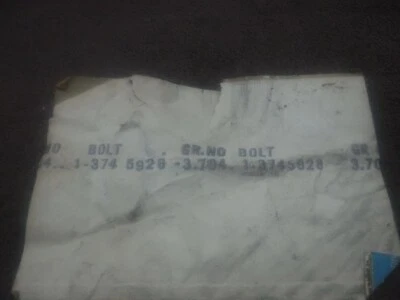 1961-64 Chevrolet Corvair Truck Muffler Strap Bolt NOS Part # 3745928 - Image 1 of 4