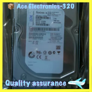 81Y9794 IBM 81Y9795 2TB SATA 6G 3.5 X3550X3650 M4 server hard drive - Picture 1 of 5