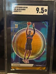 2022-23 Panini Recon Basketball Jalen Duren Holo Orange FOTL RC /17 SGC 9.5 - Picture 1 of 3