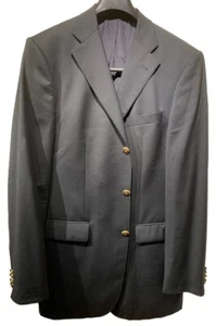 Marine Jackett Sakko Blazer schwarz, Gr. 102, mit Messingknöpfen - Bild 1 von 7