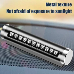 Car Temporary Parking Card Phone Number Card Plate Car Stop Park Z39C - Picture 1 of 16