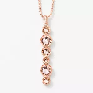 Touchstone Crystal Jewelry Women's Fizz Up Necklace - Picture 1 of 1